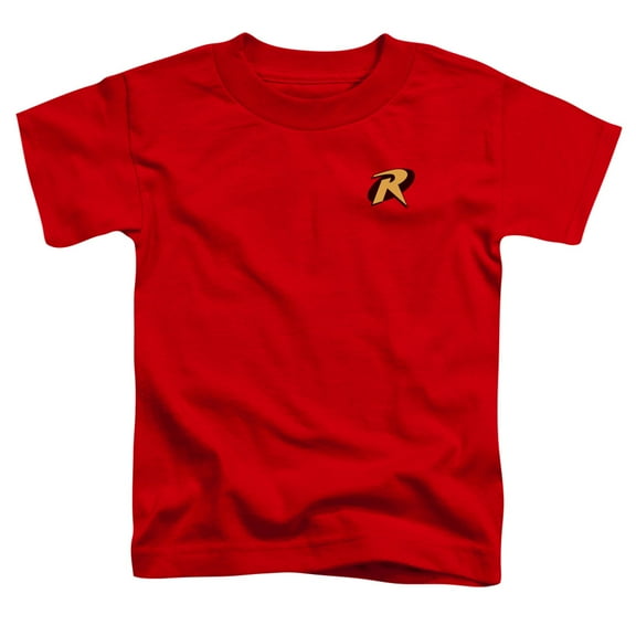 Batman Boys' Robin Logo Childrens T-shirt Red