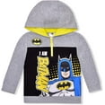 thumbnail image 1 of Batman Boys Single Character Half Zip Up Hoodie, 4-7, 1 of 2