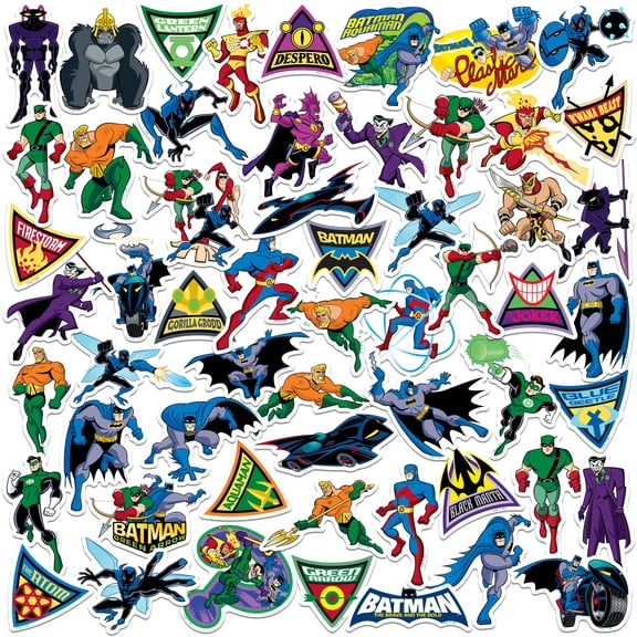Batman Brave And The Bold 50Ct Sticker Pack