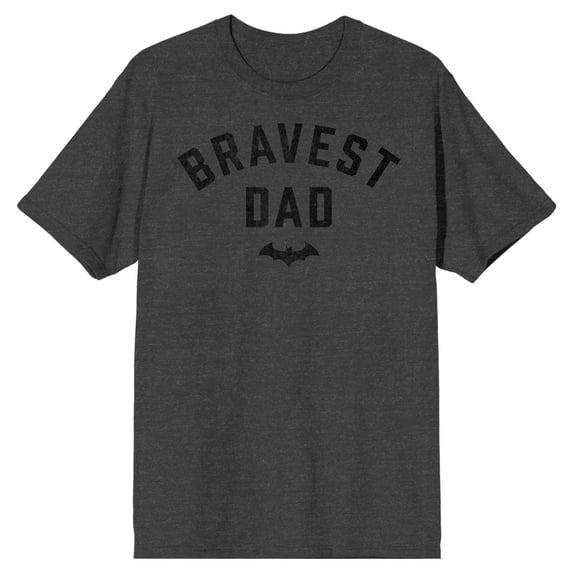 Batman Bravest Dad T-shirt Tee Shirt-Large