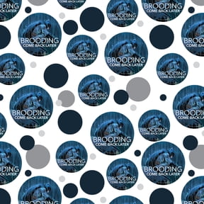 Batman Brooding Come Back Later Premium Gift Wrap Wrapping Paper Roll