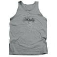 thumbnail image 1 of Batman Burned & Splattered Adult Tank Top Athletic Heather, 1 of 1