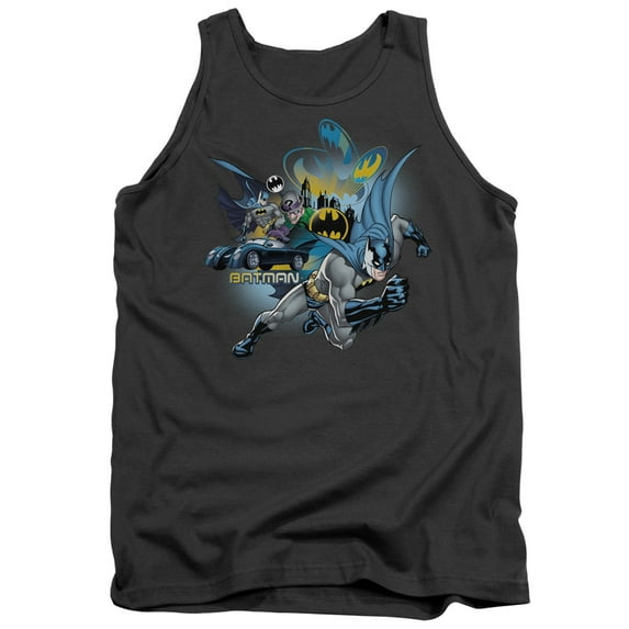 Batman Call Of Duty Adult Tank Top Charcoal
