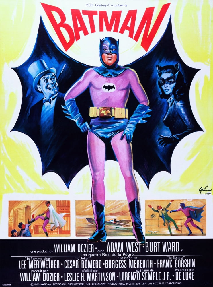 Batman Canvas Art -  (11 x 17)