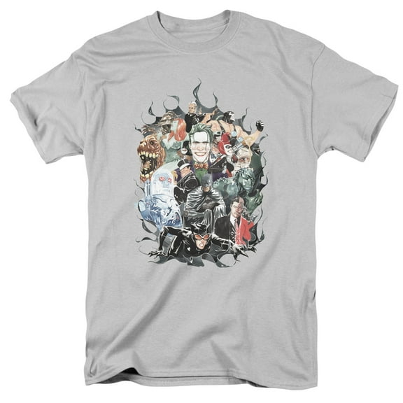Batman Cape Of Villians Officially Licensed Adult T Shirt