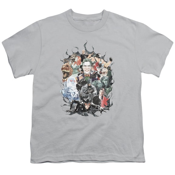 Batman - Cape Of Villians - Youth Short Sleeve Shirt - Small