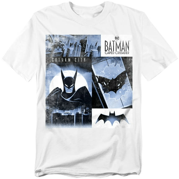 Batman Caped Crusader: Animated Series T-Shirt Caped Crusader Gotham Square Unisex Graphic Tee for Men & Women