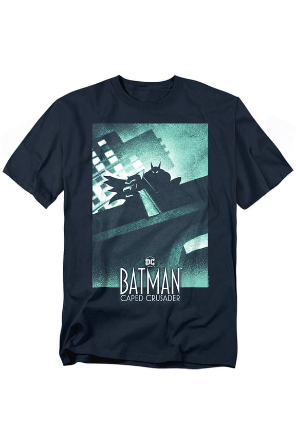 Caped Crusader: Animated Series T-Shirt Caped Crusader In The Shadows Unisex Graphic Tee for Men & Women