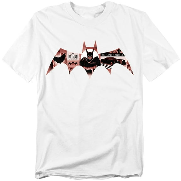 Batman Caped Crusader: Animated Series T-Shirt Caped Crusader Logo Infill Unisex Graphic Tee for Men & Women