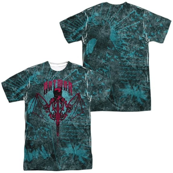 Batman Carpe Nocturn Unisex Adult Sublimated Costume T Shirt (Front/Back), 3X-Large Multicolor