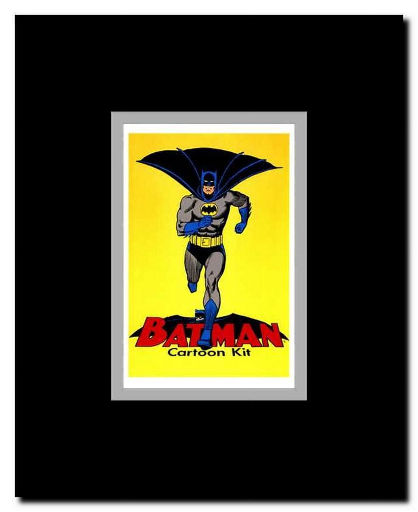 Batman Cartoon Kit Framed Movie Poster