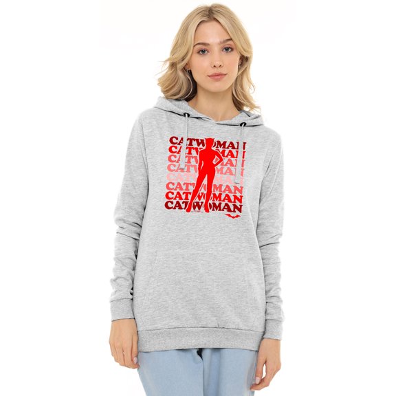 Batman Catwoman In Red Women's Hoodie
