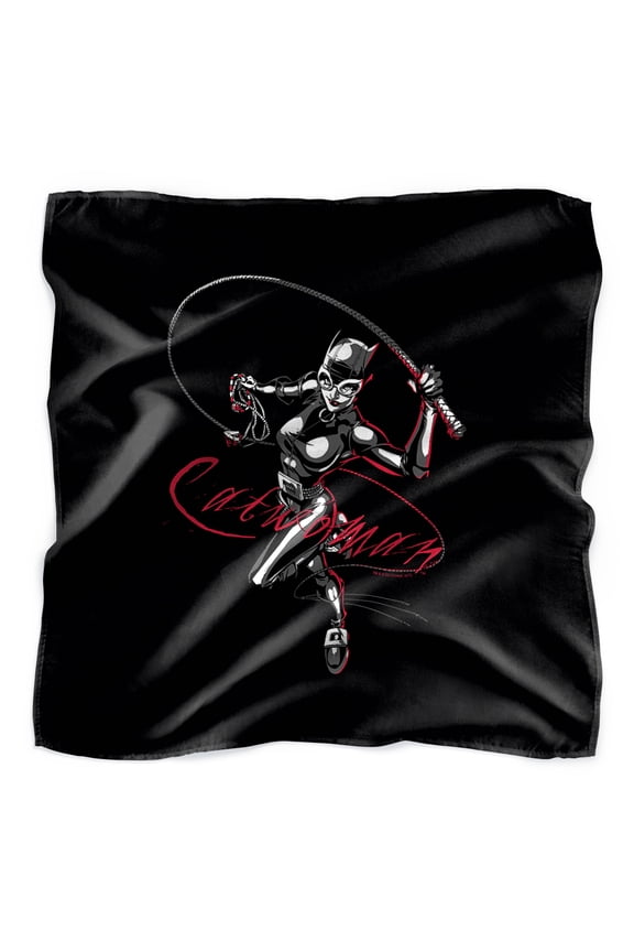 Batman Catwoman Kitten With a Whip Bandana (21 in x 21 in)