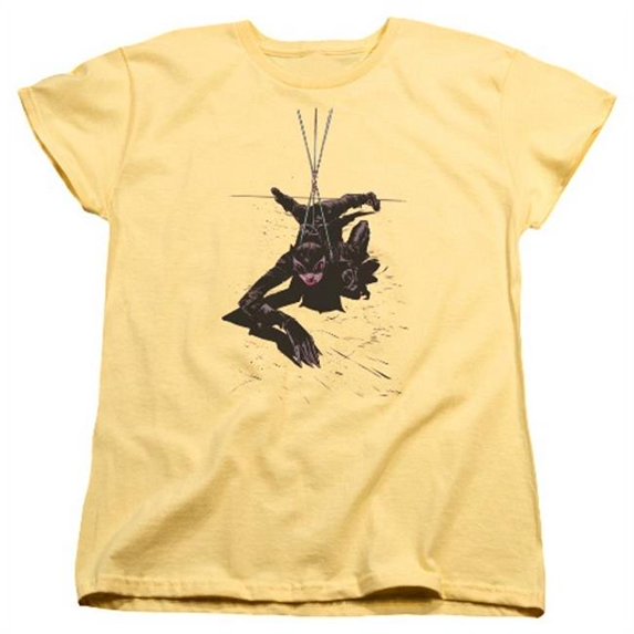 Batman-Catwoman Rope - Short Sleeve Womens Tee - Banana, 2X