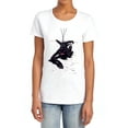 thumbnail image 1 of Batman Catwoman Rope Women's T Shirt, White, Medium, 1 of 6