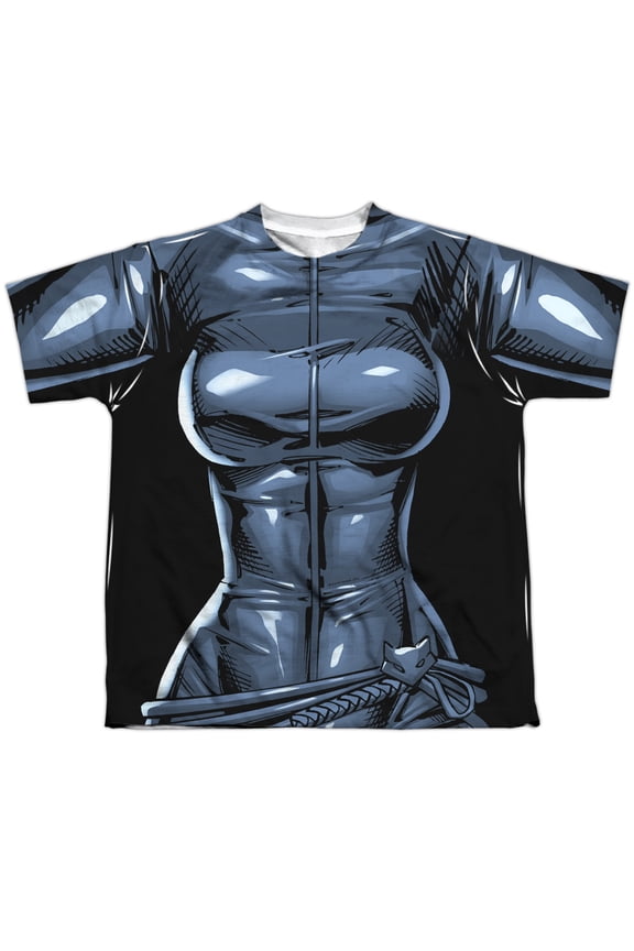 Batman - Catwoman Uniform - Youth Short Sleeve Shirt - X-Large