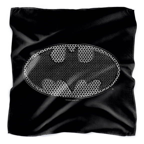 Batman Chainmail Shield Bandana (21 in x 21 in)