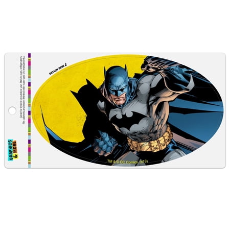 Batman Character Automotive Car Refrigerator Locker Vinyl Euro Oval Magnet