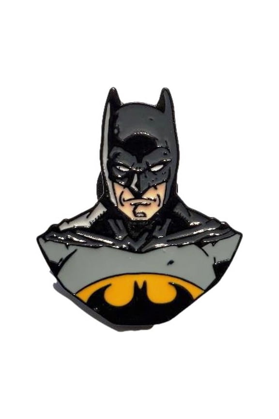 Batman Character Face 1 Inch Tall Enamel Metal Pin