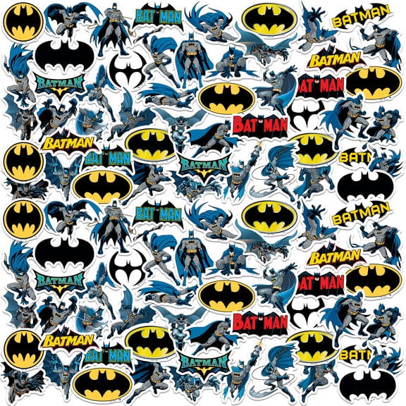 Batman Character Poses Sticker Pack Large Deluxe Vinyl Stickers Variety Pack