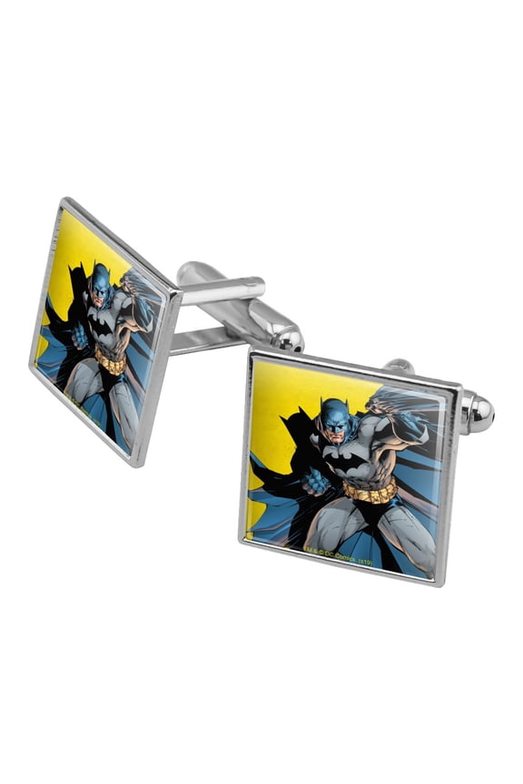 Batman Character Square Cufflink Set - Silver or Gold