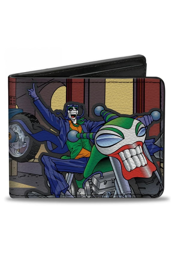 Chasing Joker on Motorcycles Bi-Fold Wallet