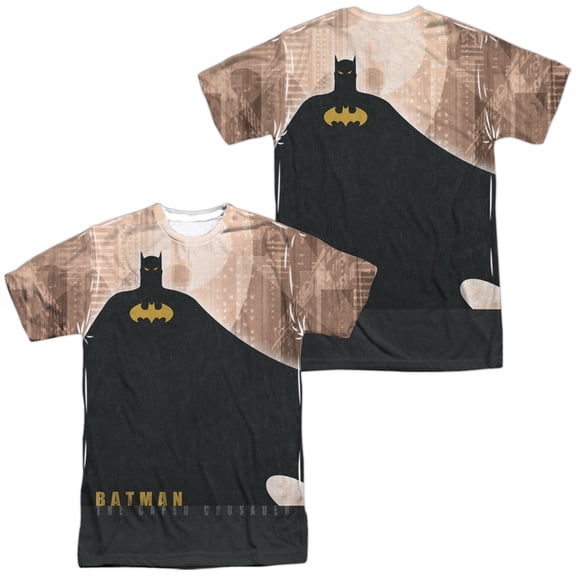 Batman City Crusader Unisex Adult Sublimated Costume T Shirt (Front/Back), X-Large Multicolor