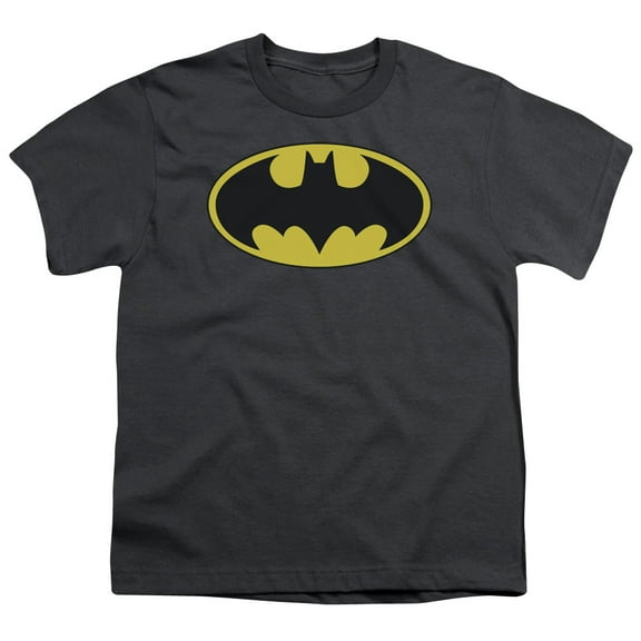 Batman Classic Bat Logo Big Boys Youth Shirt