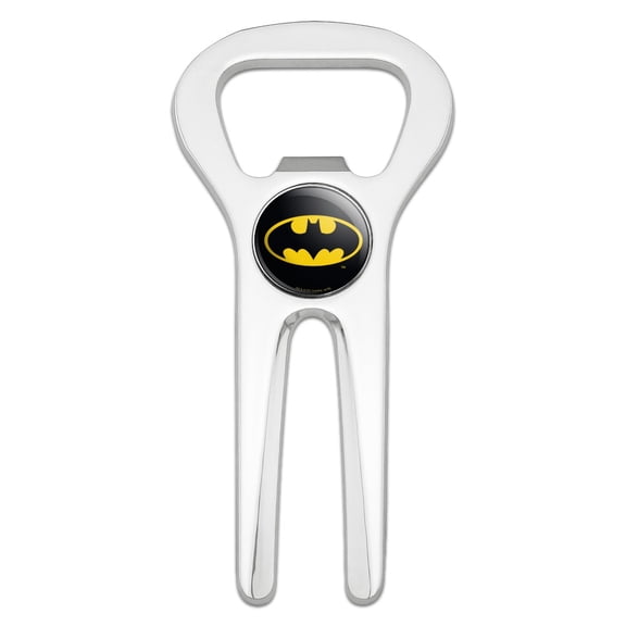 Batman Classic Bat Shield Logo Golf Golfing Divot Repair Tool Bottle Opener