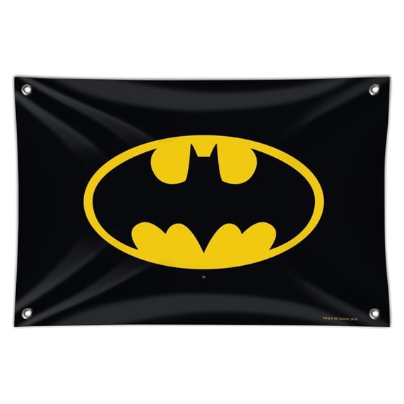 Batman Classic Bat Shield Logo Home Business Office Sign