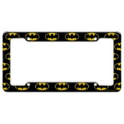 Batman Classic Bat Shield Logo License Plate Tag Frame