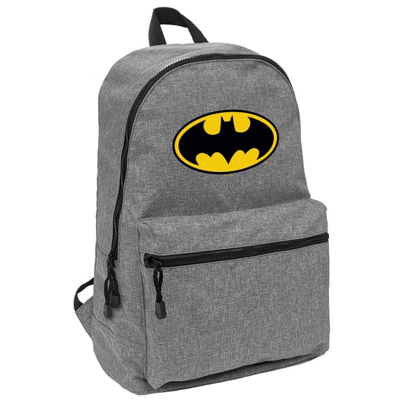 Batman Classic Bat Shield Logo Lightweight Backpack for Work School Daily Use Packable for Travel