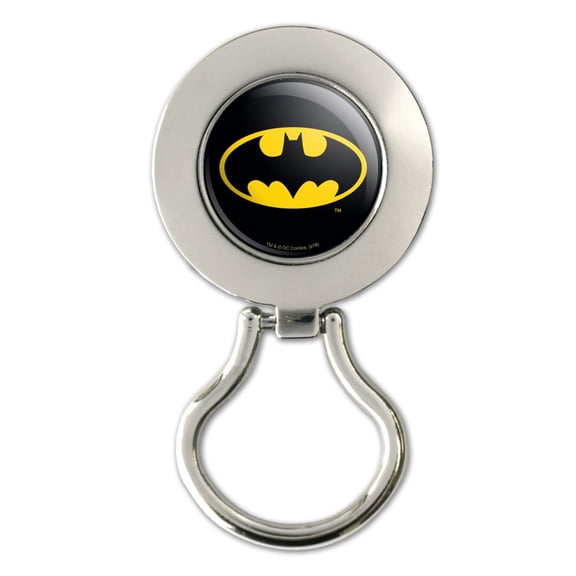 Batman Classic Bat Shield Logo Magnetic Metal Eyeglass ID Badge Holder