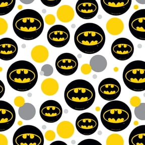 Batman Classic Bat Shield Logo Premium Gift Wrap Wrapping Paper Roll