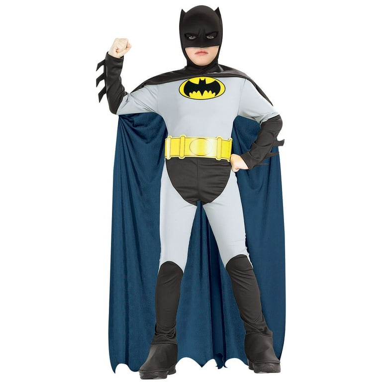 Batman Classic Boy\'s Halloween Fancy-Dress Costume for Child, S