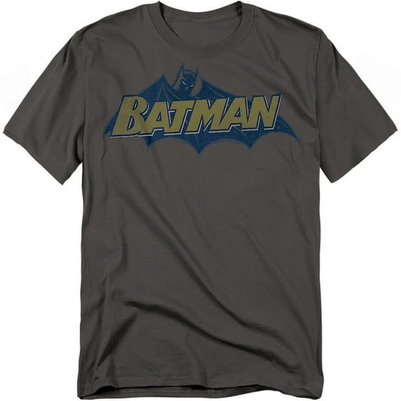 Batman Classic Comic Logo Mens Short Sleeve Shirt