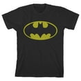thumbnail image 1 of Batman Classic Logo Boy's Black T-shirt-XS, 1 of 2