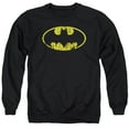 thumbnail image 1 of Batman - Classic Logo Distressed - Crewneck Sweatshirt - Small, 1 of 2