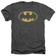 thumbnail image 1 of Batman - Classic Logo Distressed - Heather Short Sleeve Shirt - XX-Large, 1 of 2