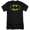 thumbnail image 1 of Batman - Classic Logo Distressed - Slim Fit Short Sleeve Shirt - X-Large, 1 of 2