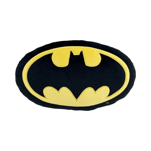Batman Classic Logo Soft Small Cloud Pillow, Kids Entertainment