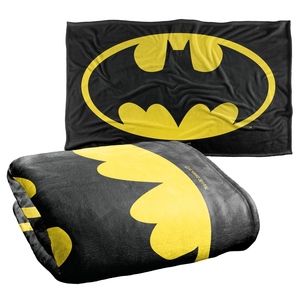 Batman Classic Logo Silky Touch Super Soft Throw Blanket 36