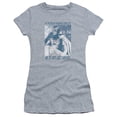 thumbnail image 1 of Batman Classic TV Boogie Nights S/S Junior Women's T-Shirt Sheer-Athletic Heather, 1 of 1