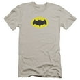thumbnail image 1 of Batman Classic TV Chest Logo Premium Canvas T-Shirt Adult Slim Fit 30/1-Silver, 1 of 1