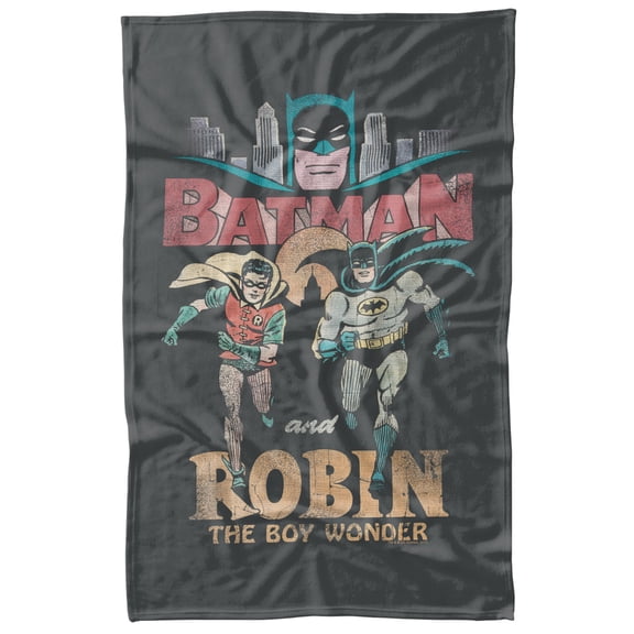 Batman Classic TV Classic Duo Fleece Blanket 36' x 58',Classic Duo