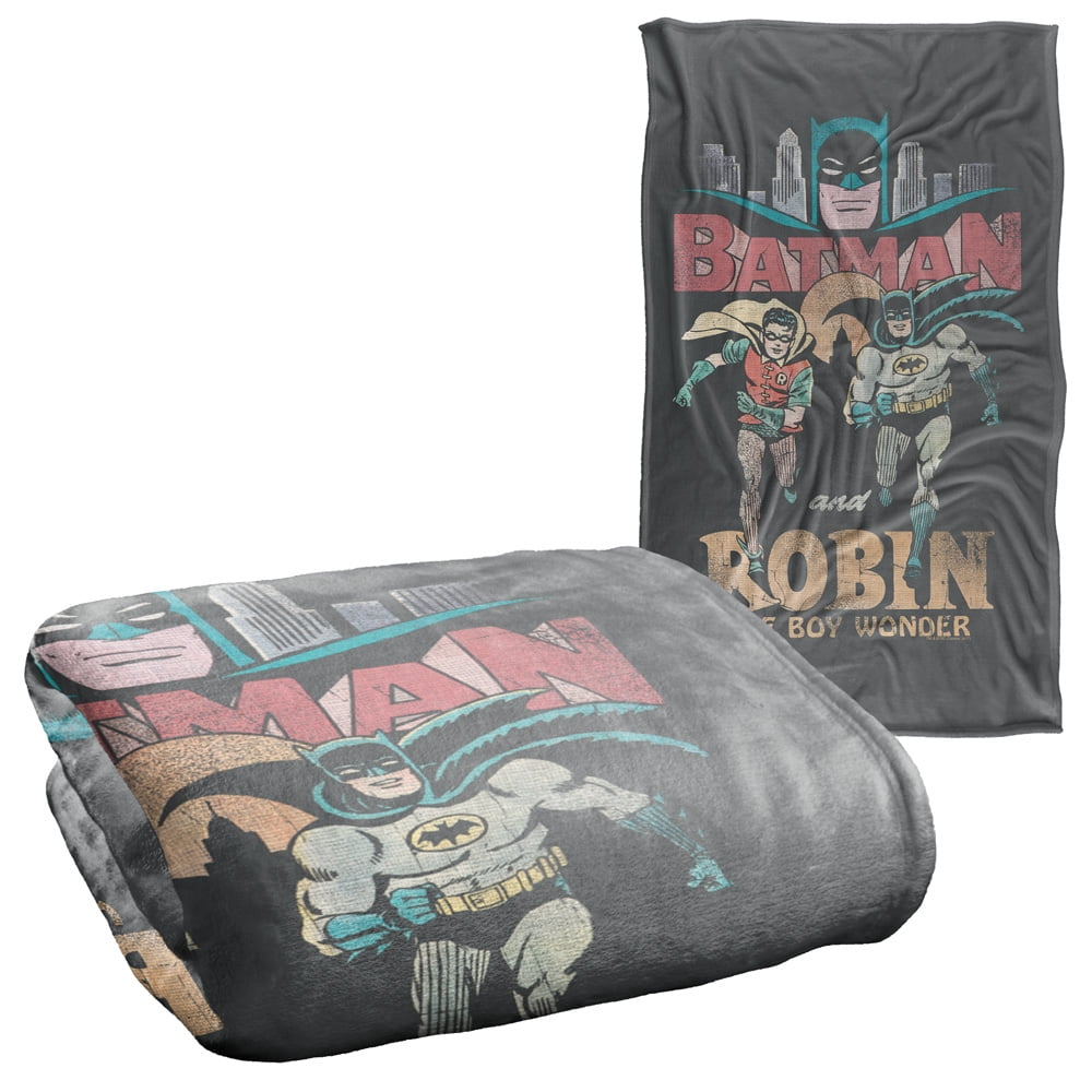 Batman Classic TV Classic Duo Silky Touch Super Soft Throw Blanket 36 ...