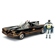 Batman Classic TV Series Batmobile Build N Collect 124 Die-Cast Model Vehicle & Batman & Robin Figures