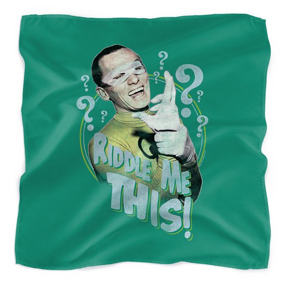 Batman Classic TV Series Riddle Me This Bandana (21 in x 21 in)