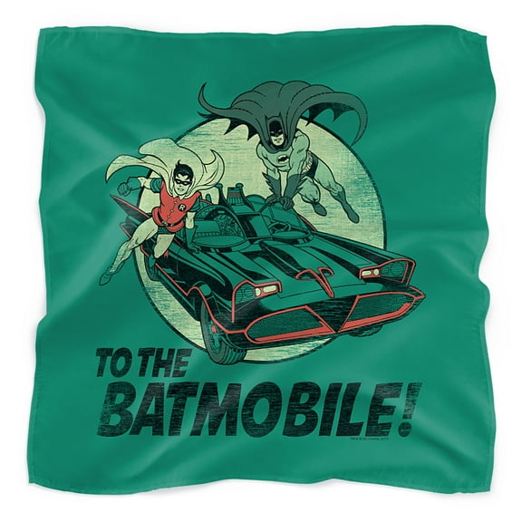 Batman Classic TV Series To the Batmobile Bandana (21 in x 21 in)