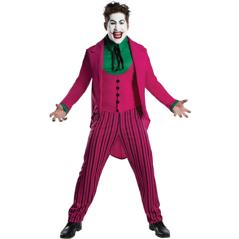 Joker Costume Pink Suit Batman Classic TV 1966 Joker Costume Pink Suit Batman Classic TV 1966